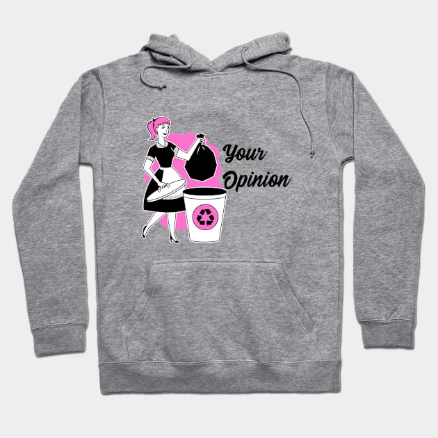 Your Opinion Means this Much | Sarcasm Hoodie by Soulfully Sassy